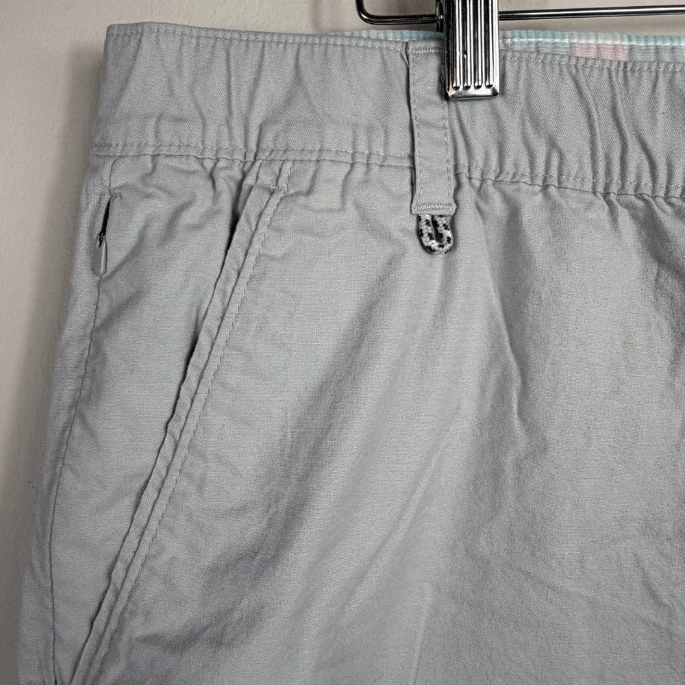 Men's Columbia PFG Tan Shorts Sz 42 Hiking Fishing Cargo Pockets Cotton Stretch